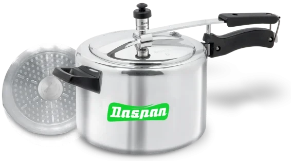 Odin - Daspan Inner Lid 3Ltr Pressure Cooker With Induction Base - Aluminium